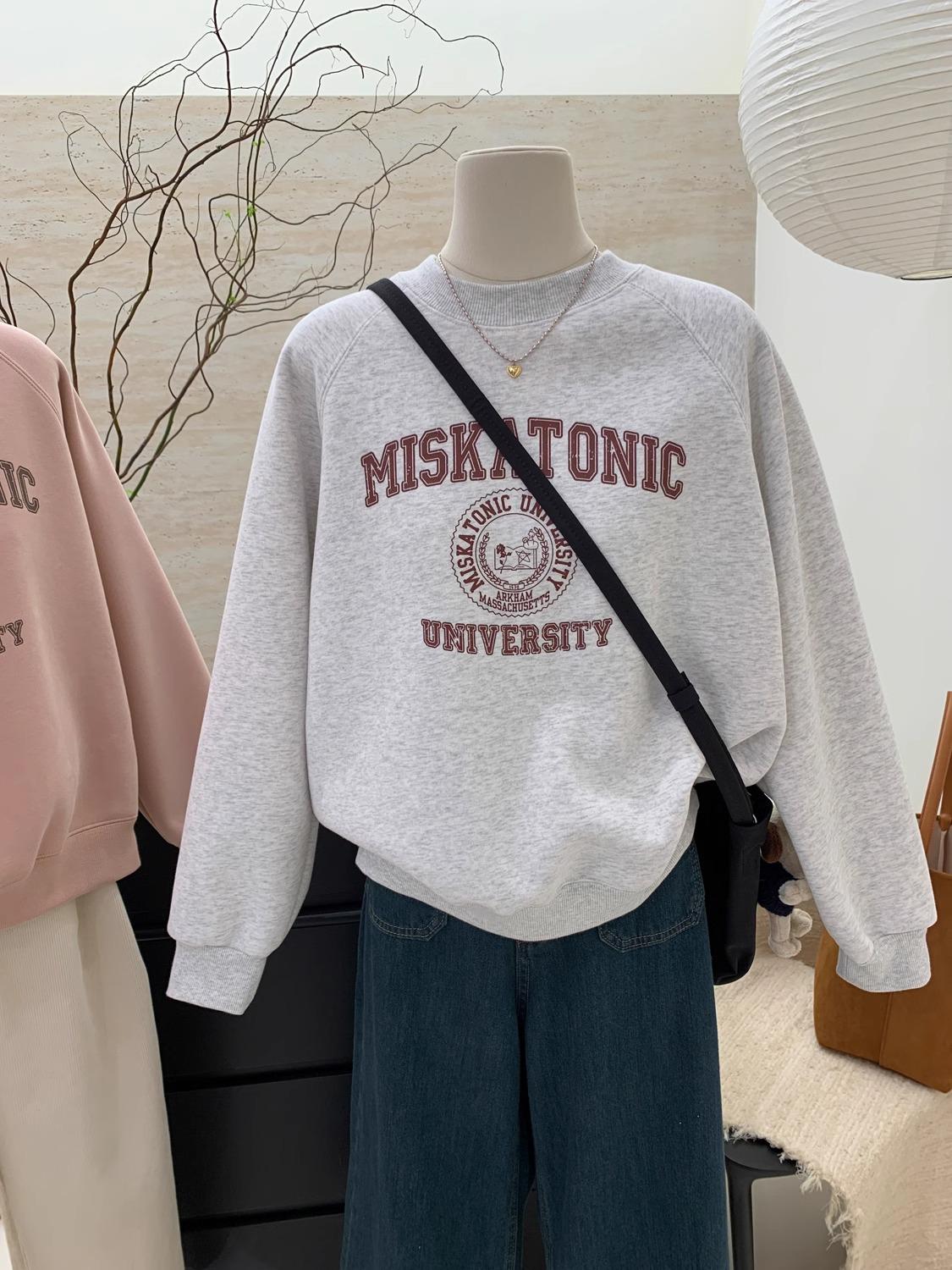 

Жіночий світшот з круглим вирізом - Стильний для весни та осені 2025, Ідеальний як шар для осінньо-зимового періоду, Дизайн з довгими рукавами L