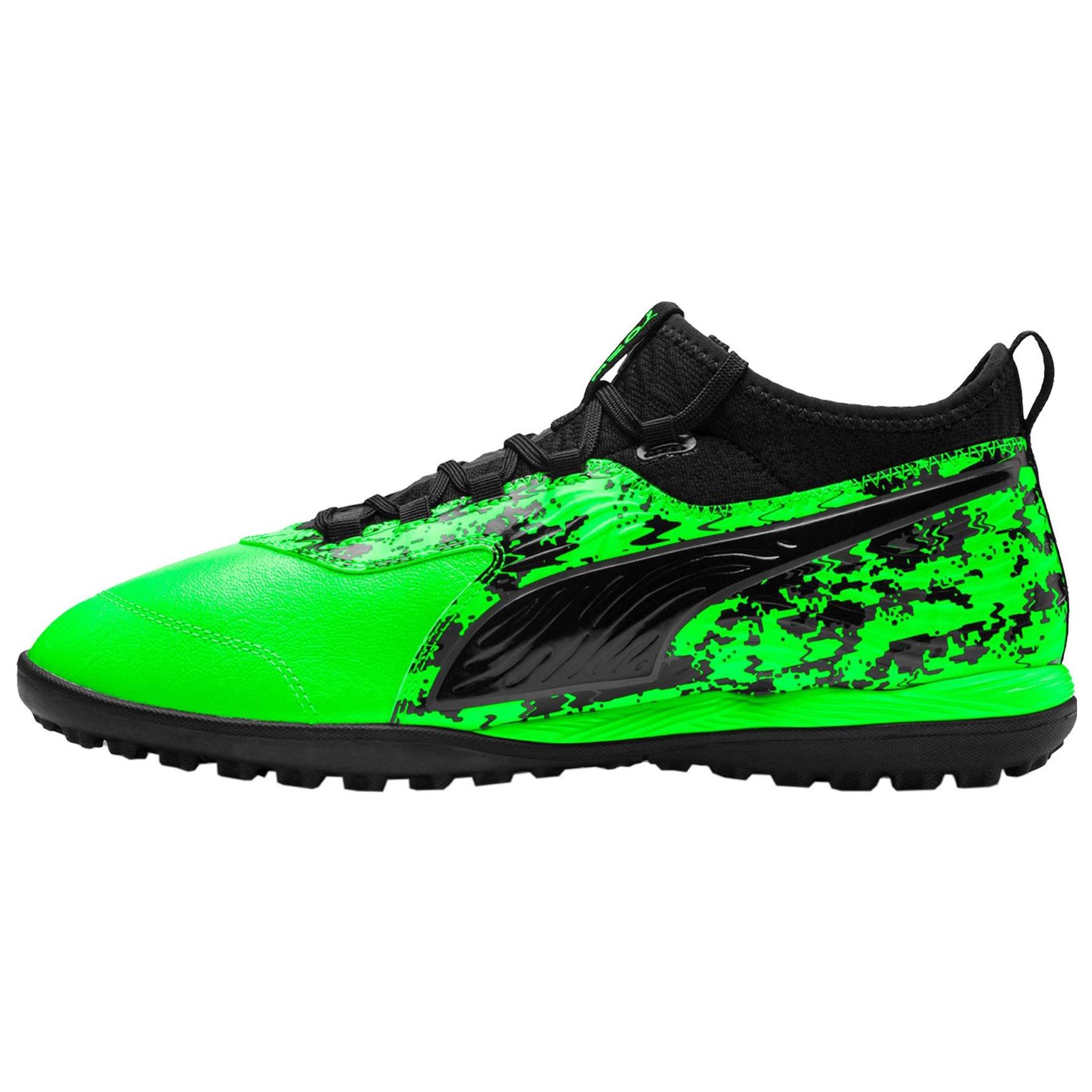 PUMA One 19.3 TT TF Artificial Turf Green Men s 105489-03 EU 44