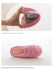 Winter Women's Cute Cartoon Closed Heel Velvet Slippers - Non-slip, Warm, Indoor Cotton Fur for Couples