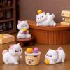 Car Ornament Cat Doll DIY Doll House Miniature Figurines New Animals Statue