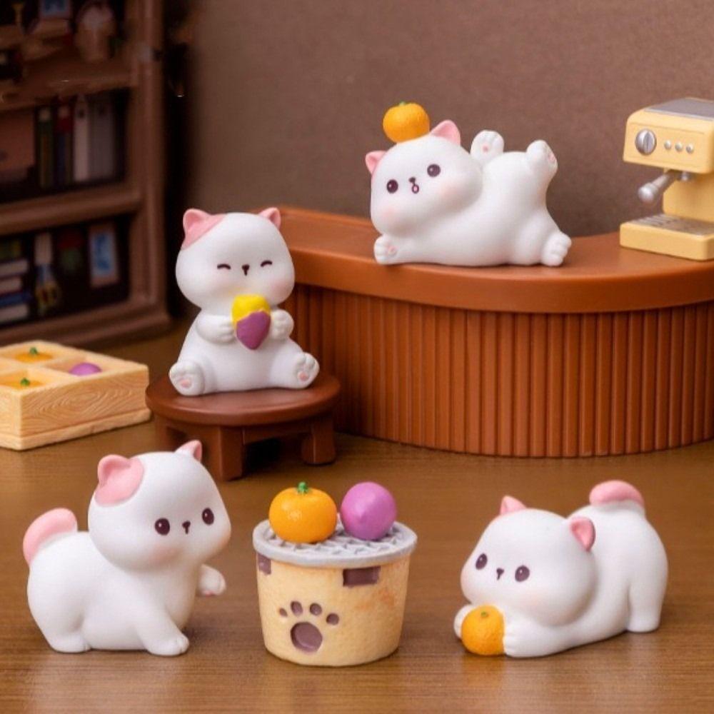 Maison de poupée DIY Animaux Statue Jardinage Figurines Miniatures Mignonnes Mini Figurines d'Animaux
