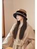 Autumn and Winter Thickened Plush Splicing Bucket Hat Women's Ear Protector Hat Basin Hat for Casual & Formal Outfits, Cold Weather Gear