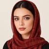 Solid Color Plain Headscarf Breathable Modest Shawl Wrap Fashion Long Hijab  For Women