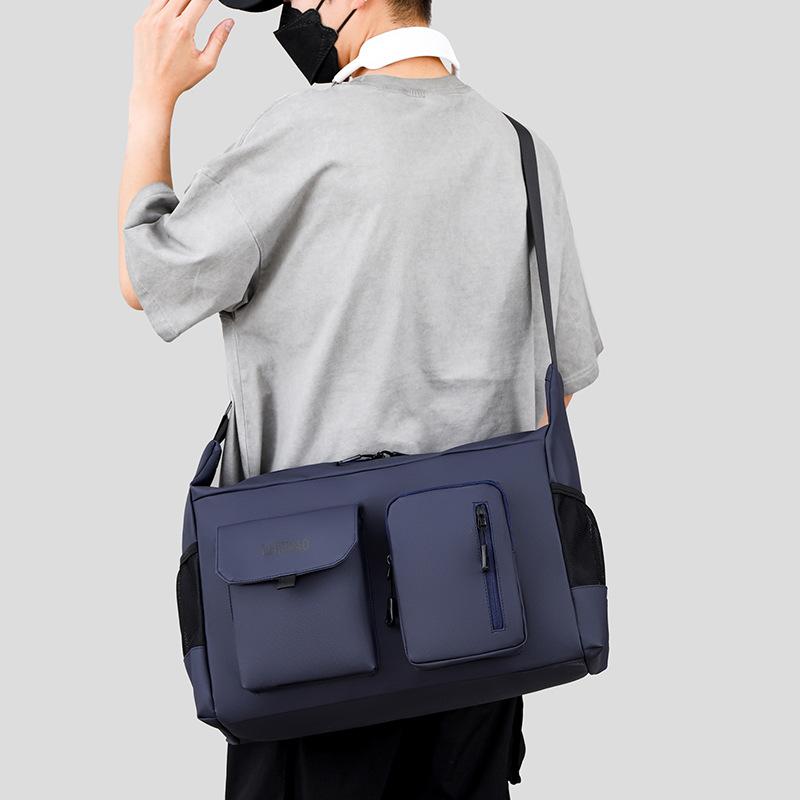 Men's Backpack for Business Trip, Multi-pocket Classification, Fashionable Design, Luggage Bag Casual Portable Crossbody Travel Bag