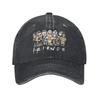 Retro Penta Pentagon Mexican Baseball Cap Distressed Denim Sun Cap Wrestling Entertainment Activities Adjustable Caps
