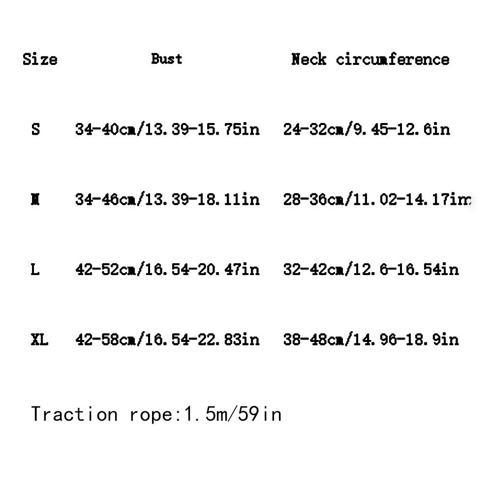 Kitten & Small Dog Harness, Anti-Escape Outdoor Pet Chest Strap, Secure for Walking, Adjustable & Comfortable