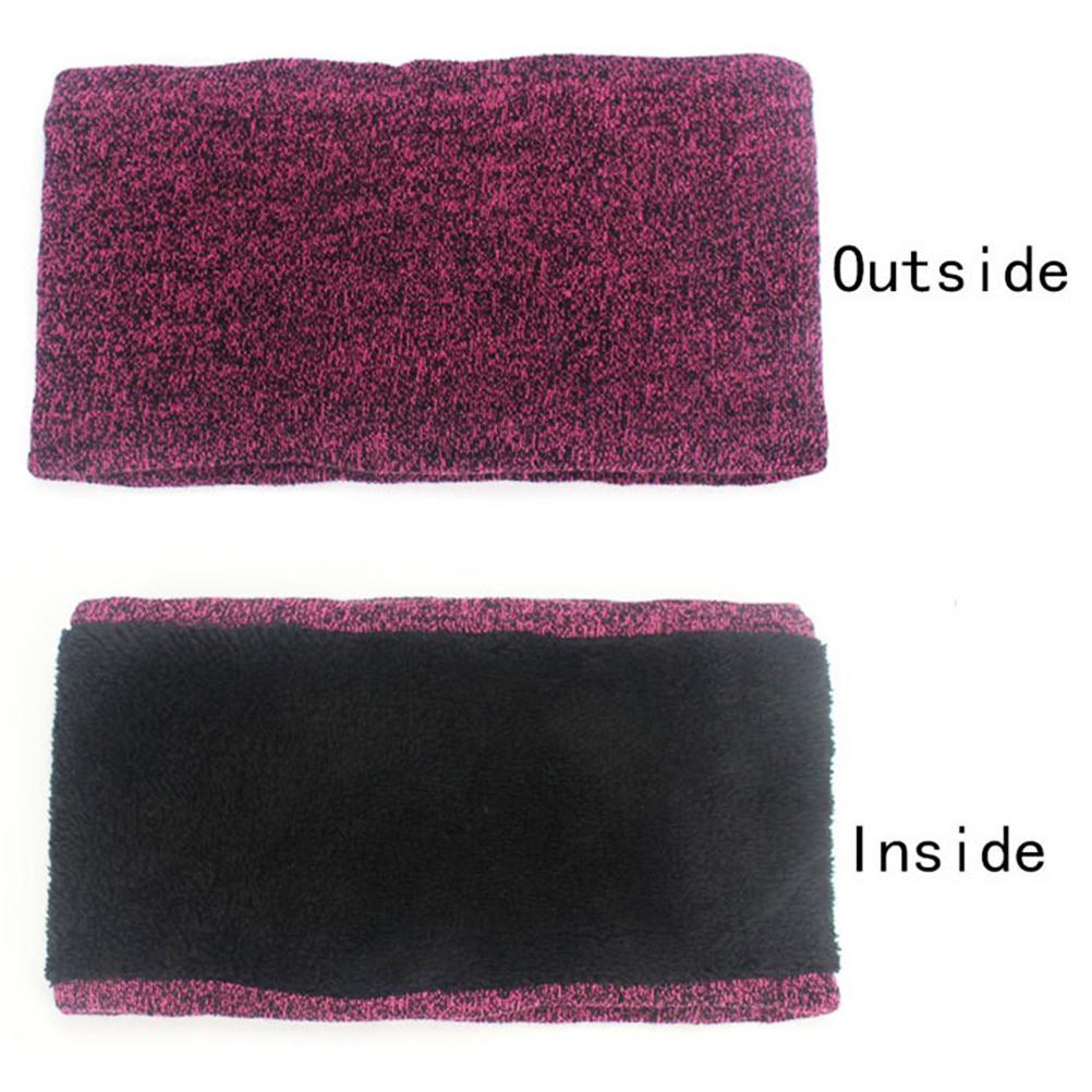 3Pcs Winter Knitted Hat Scarf Gloves Set Fleece Lined Warm Beanie Touch Screen Gloves for Women Men Outdoor Cycling