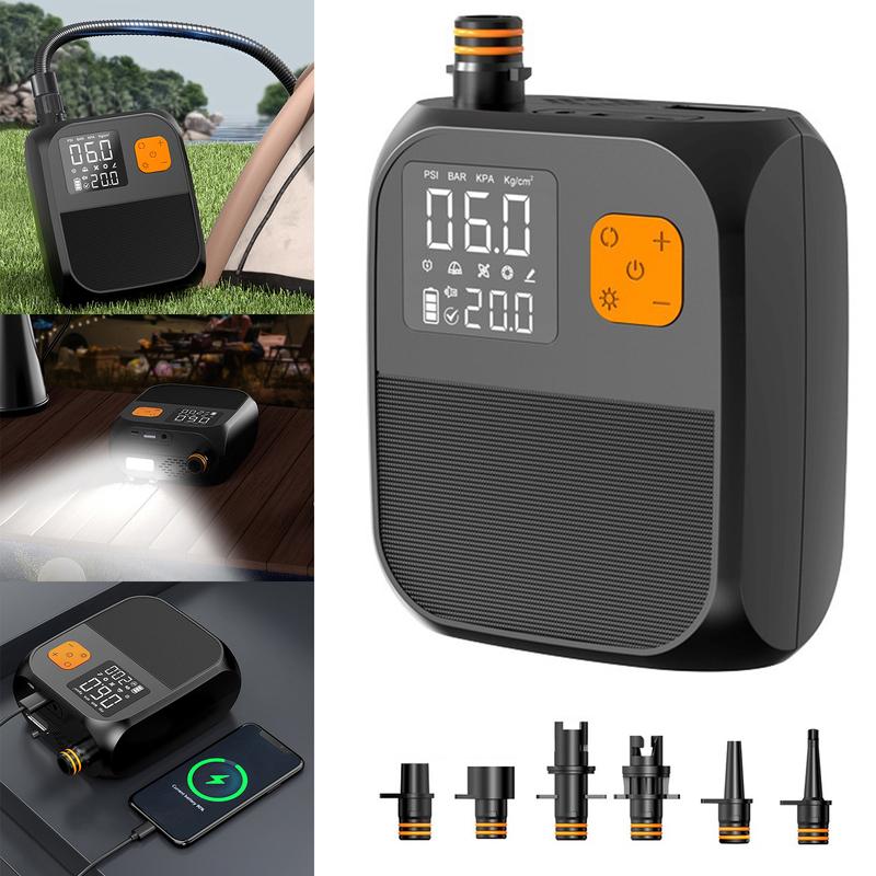 Pompa Elettrica Gonfiaggio SUP 25PSI Batteria 8000mAh Ricaricabile per Tavola SUP Surf Kitesurf Tenda Gonfiabile Barca Materasso ad Aria