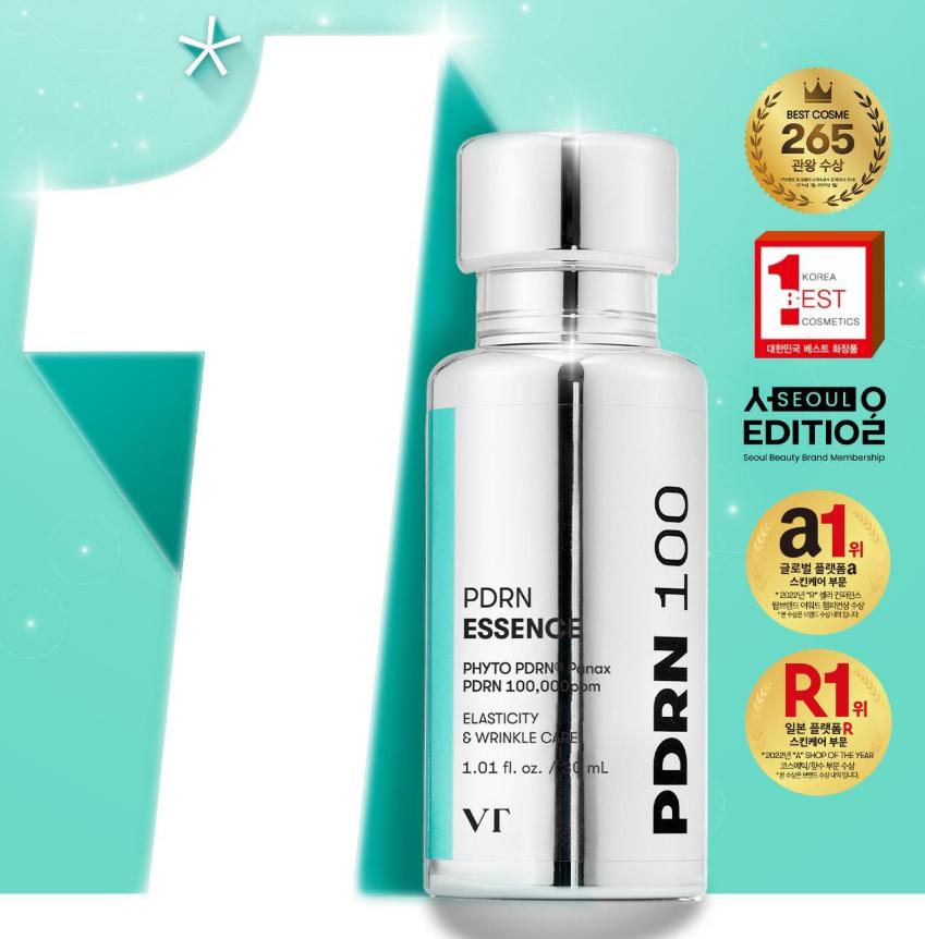 VT Ginseng PDRN Essence 100 30ml – Anti-Aging & Revitalizing Serum