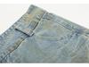 Unisex Retro Distressed Wide-Leg Jeans - Loose Fit, Floor-Length
