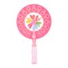 Windmühle Seifenblasenstab Abnehmbar Mehrloch Kinder Windrad Seifenblasenmaschine für Reise Outdoor Rosa