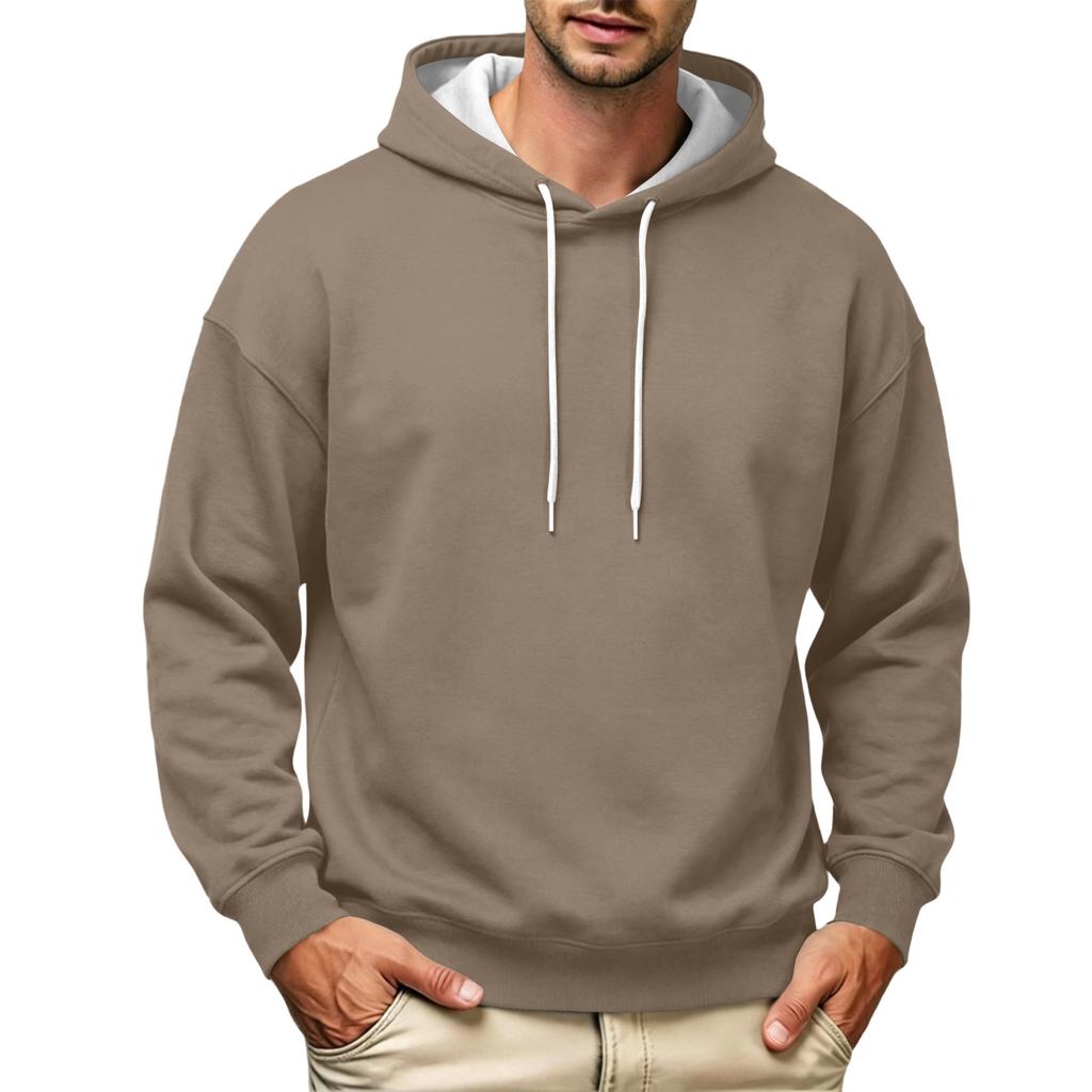 Men's Casual Winter Hoodie Sweatshirt for Everyday Wear