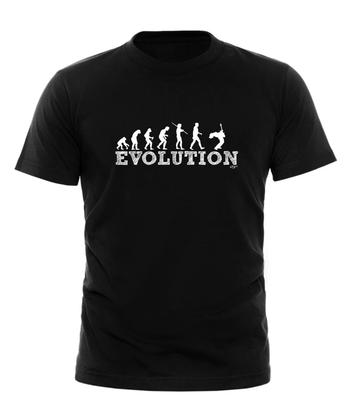 Evolution Gitarr - Herr Rolig Nyhet T-shirt Topp Gåva T-shirt Alla Storlekar