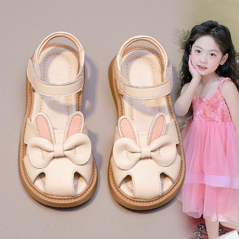 Girls' shoes, children's cute princess shoes2026New Summer Hot-Selling Soft-Soled Closed-Toe Sandals for Little Girls and Babies