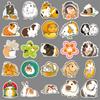 51 Guinea Pig Graffiti Stickers Personalized Cartoon Cute Animal Decoration Mobile Phone Case Water Cup Hand Ledger Stickers