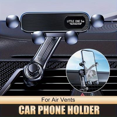 360° Rotatable Gravity Car Phone Holder In Car Air Vents Clip Mount Smartphone Holder with Extension Rod Bracket GPS Support