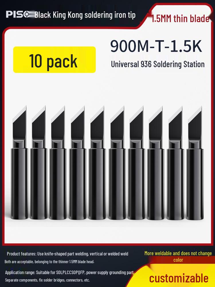 Lead-Free 936 Soldering Iron Tip, Constant Temperature, Internal Heating, 60W, Universal Needle Point, Horseshoe, Knife Shape.