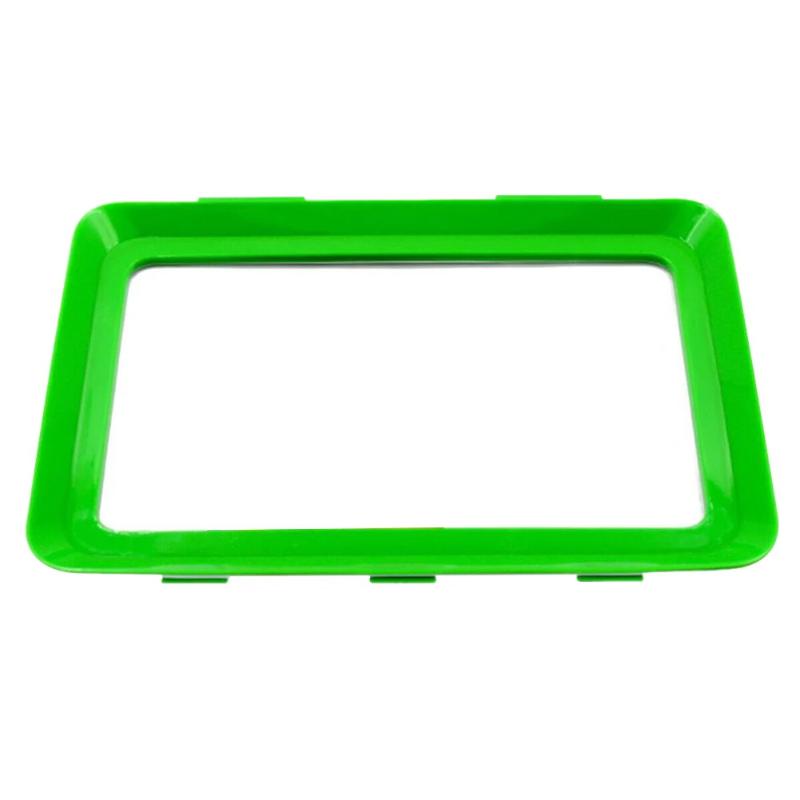 Reusable Food Preservation Tray Stackable Creative Meal Prep Containers 30*21Cm Bpa-Free Plastic Fresh Storage Container зелёный