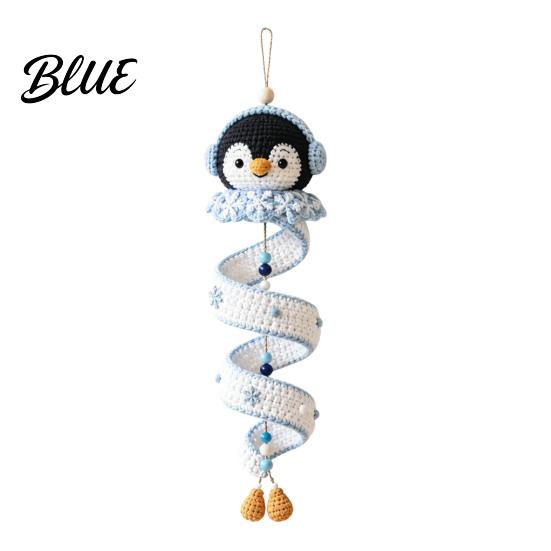 Decorazione Uncinetto Stampa Pipistrello Kit Fai da Te Forma Fantasma/Pinguino/Cervo/Ombretto/Zucca Ornamento Fantasma Sospeso a Spirale Artigianato per Halloween