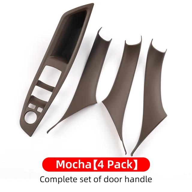 Car Sticker 2025 Hot Car Door Handle Panel Protector Pull Trim Cover For BMW 2011-2017 5 Series F10 F18 F11 Auto Interior Door H