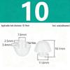 High-Temp Resistant Silicone Rubber Stopper with Card Slot Sealing Cap