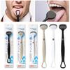 Double-Sided Tongue Scraper For Men Fresh Breath Oral Hygiene Care Tongue Cleaning Brush