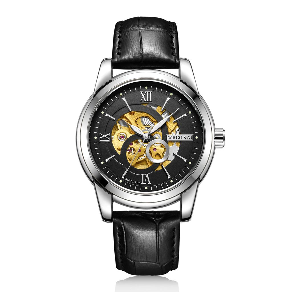 New TOP Brand Luxury Men's Watch With Box Hollow Fashion Sports Waterproof Fully Automatic Men's Mechanical Watches