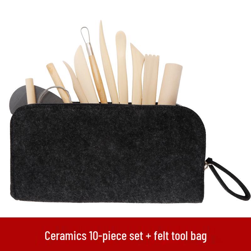 Zestaw narzędzi do rzeźbienia w glinie—Glinka olejowa, plastikowe nożyki do figurek DIY z gliny polimerowej i rzeźbienia w ceramice