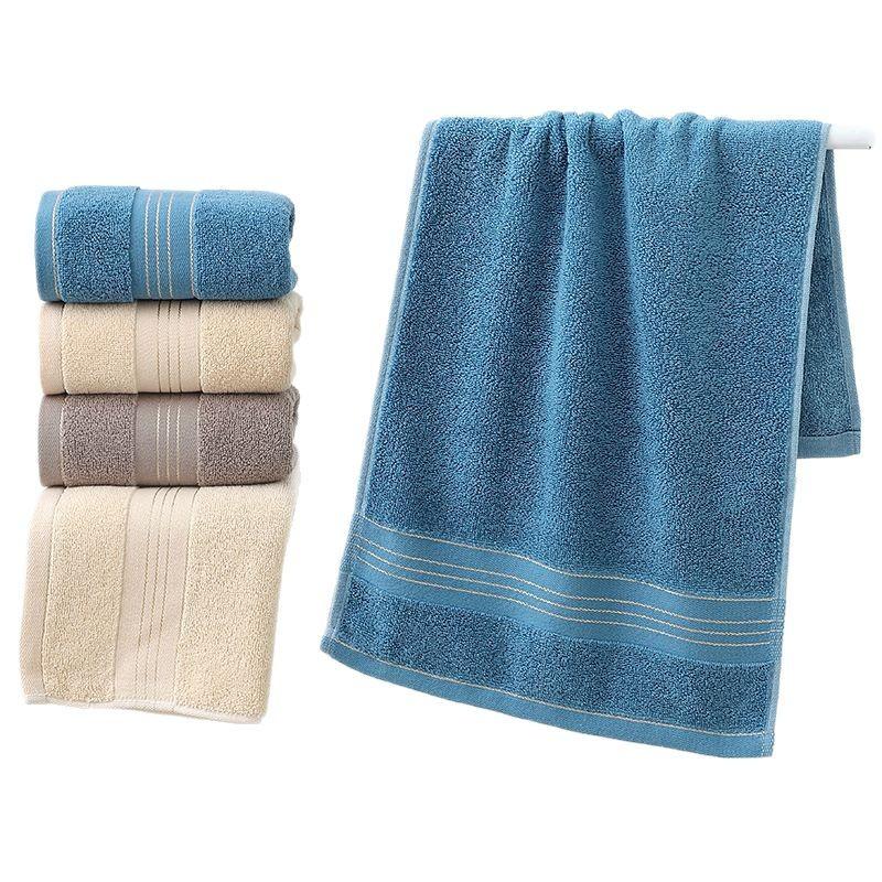 Pure Cotton Towel Absorbent Thickened Universal Cartoon Cotton Face Towel Gift Dark Color