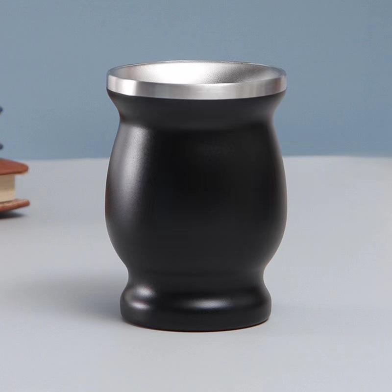 Amazon Hot-selling, Stainless Steel Oz Stainless Steel Mate Tea Cup Gourd Type Heat Insulation Cup Mini Gourd Cup