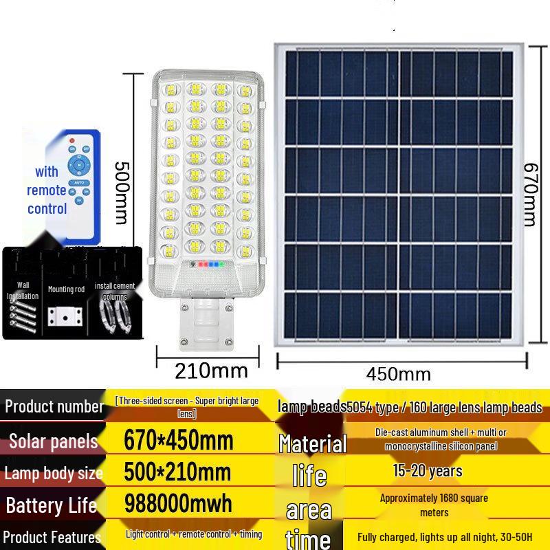 NuFeng Solar Powered Outdoor Street Light