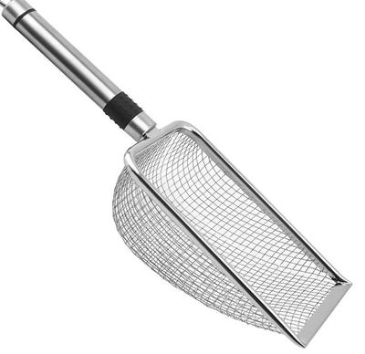 Stainless Steel Metal Litter Shovel, Household Pet Litter Shovel