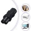 Small PDU Power Adapter, C6 to IEC320 C15 Female Connectors IEC320 C15 to C6 Cloverleaf Power Adapter for Travel Use
