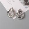 New Personality Metal Drop Earrings for Women Irregular Exaggerated Gold Geometric Hollow Butterfly Earrings pendientes