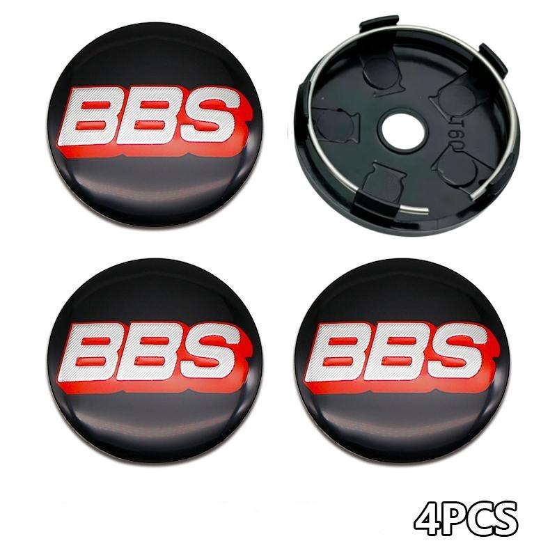 4pcs 60MM BBS Car Wheel Center Hub Caps Cover Modify Replace Car Accessories BBS-1-60mm