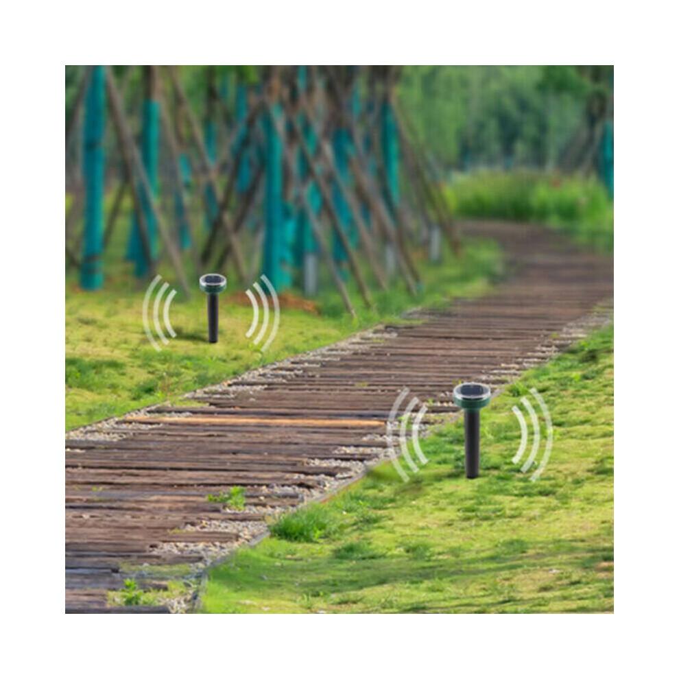 Solar Powered Ground Rodent Mole Mice Mouse Ultrasonic Rat Repeller