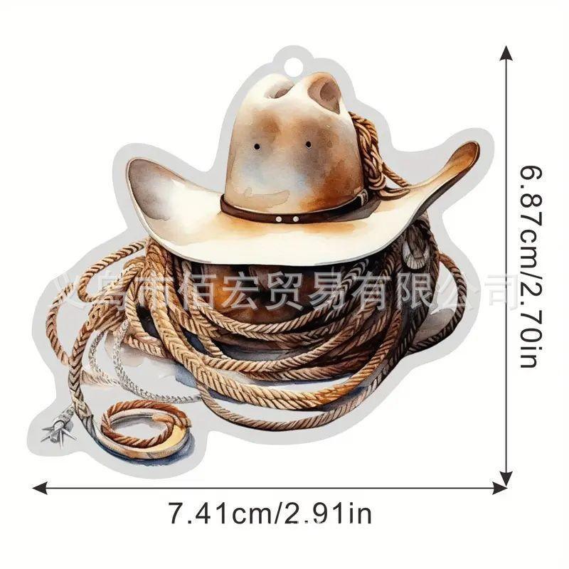 Acrylic Cartoon Playful Car Decor Featuring Personalized Boot And Hat Design