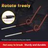 20Pcs Rotatable Fishing Rod Tip Wire Set 1.0MM 1.6MM Reliable Durable Accessories for Freshwater Saltwater Repair