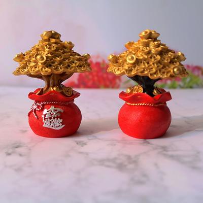 Creative Money Tree Figurine Exquisite Bright-colored Weather Resistance