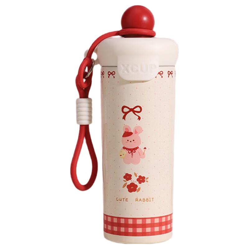 Cute Double-Layer 316 Stainless Steel Insulated Straw Cup