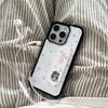 Blue Star Cute Puppy Cartoon Band Aid Bracket Phone Case For iPhone 17 Air 16 15 14 13 12 11 Pro Max Plus Kawaii Cover