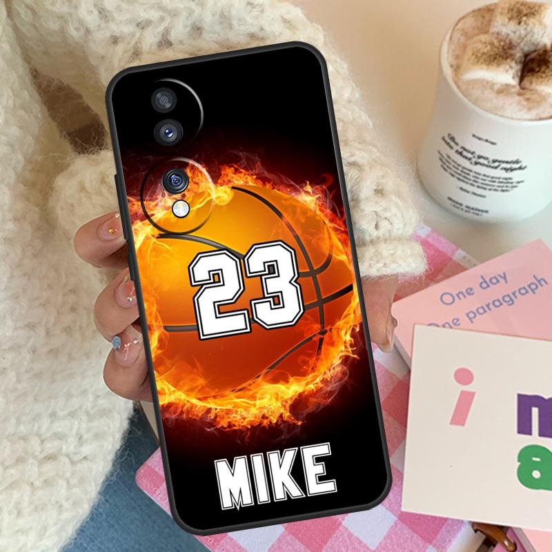 

PERSONALIZED NUMBER NAME SOCCER Hockey Case For Honor X8 X6 X7 X9 Magic 4 5 Pro 50 70 90 Lite 8X Honor X9a X6a X7a X8a X9b Cover Honor 90 Lite