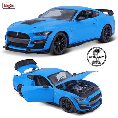 Maisto 1:18 2020 Ford Mustang Shelby GT500 Orange Brand Alloy Car Model Static Die Casting Model Collection Gift Toy Gift Giving