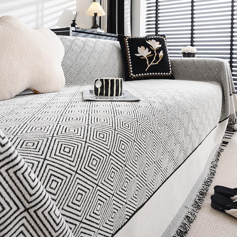 Prosop de canapea din șenilă Patru sezoane Husă de canapea all-inclusive Husă de praf Canapea de living O piesă Pânză de acoperire mare