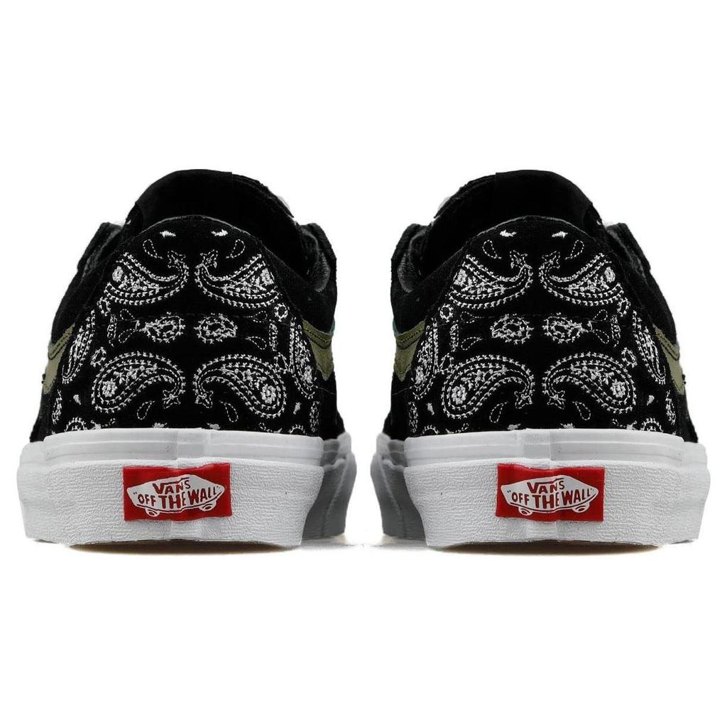 Vans Sk8-Low Paisley - Black Green Unisex Sneakers VN0A5KXDBLK