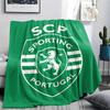 Sporting CP Print Flannel Blanket, High Quality Comfortable for All Seasons, Home Decor, Warmth and Comfort, Perfect for Christmas Gifts