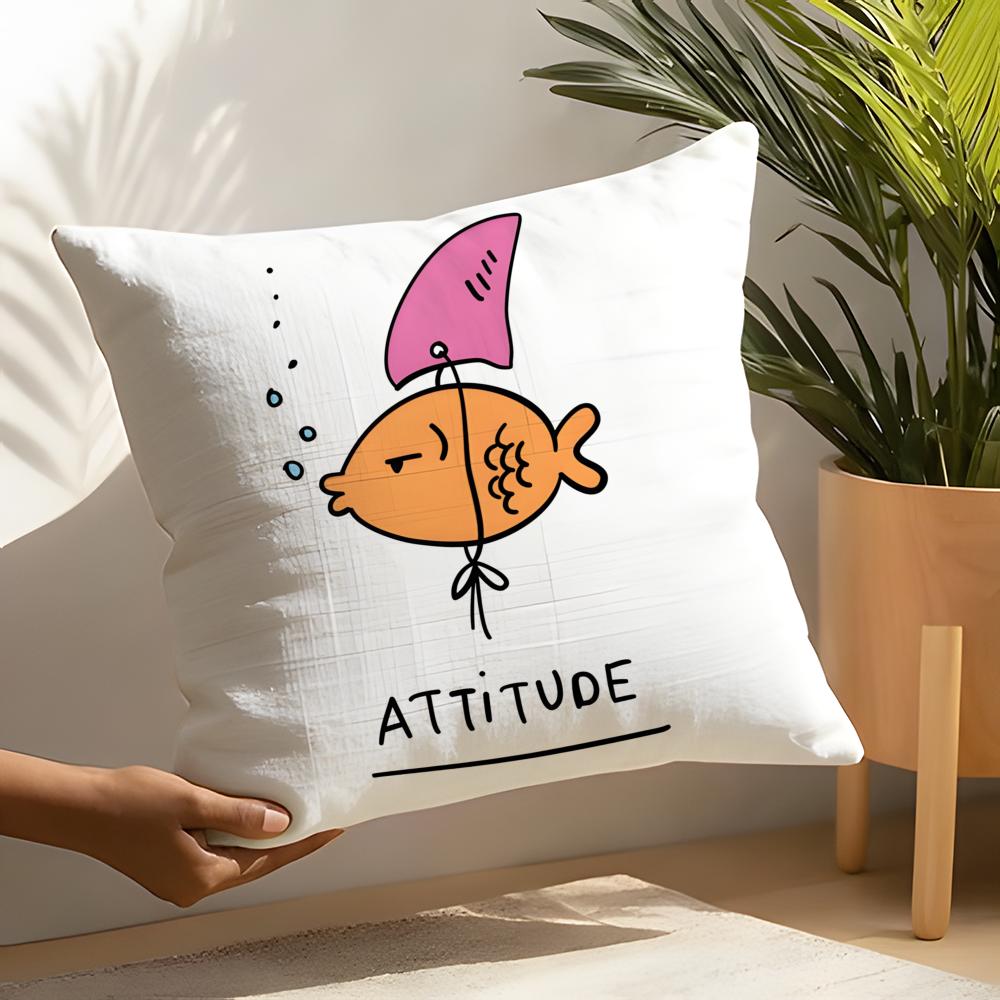 Linen Cushion Covers For Decorative Sofa Home Pillows Case Car Chair Pillows Cases Cartoon Fun Pillow Patterns For Toddlers
