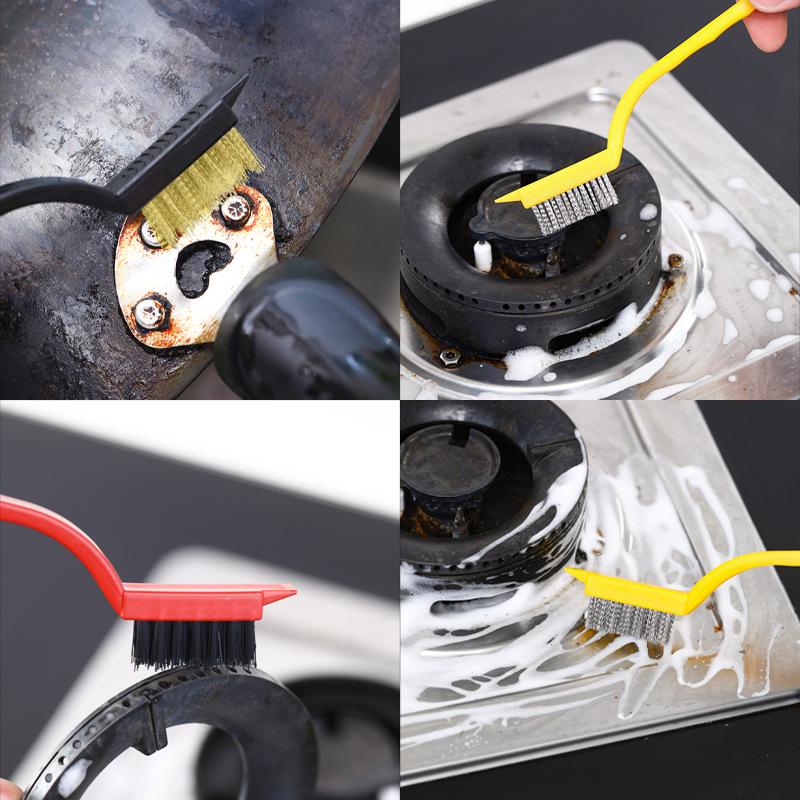 Crevice Cleaning Tool Cleaning Brush Set Multifunctional Kitchen Scrubber Deep Cleaning Supplies Kitchen Brush Stove Top Scraper