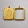Ten-Faced Self-Liberated Vajra Pendant Necklace - Thangka Jewelry Box, Brass, Gold & Silver DIY Tibetan Accessory