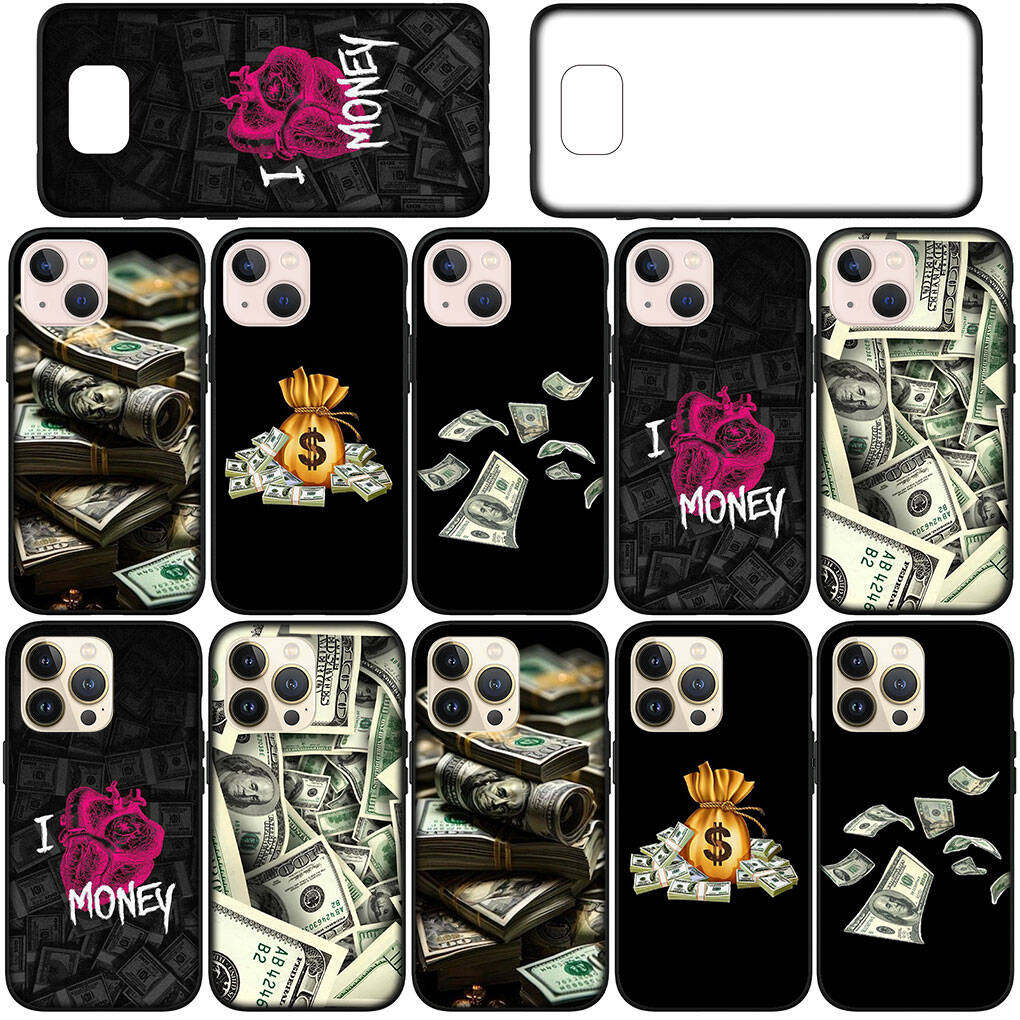 for Samsung Galaxy S25 S24 S23 S22 Ultra FE Plus A17 A37 A57 A56 A55 A06 A16 A15 A36 A26 A35 A05 A54 A34 S9 Phone Case Wallpaper Art Money 100 Dollars